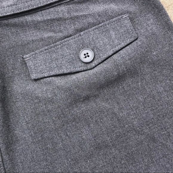 Candie's Girl Gray Belted Shorts Size 16 Polyester/Rayon/Spandex Blend - Picture 4 of 6